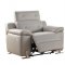 Vortex Power Motion Sofa 8300 in Light Grey by Homelegance