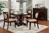 Abergele 5Pc Dining Set CM3306RT in Brown Cherry w/Options