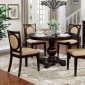 Abergele 5Pc Dining Set CM3306RT in Brown Cherry w/Options