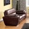 SM6021 Dinar Sofa in Dark Chocolate Bonded Leather w/Options