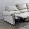 S275 Power Motion Sectional Sofa in Smoke Leather Beverly Hills