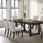 Malia Dining Set 5Pc 122341 in Oak & Black by Coaster w/Options