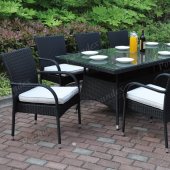 224 Outdoor Patio 9Pc Table Set by Poundex w/Options