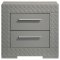 Ives Bedroom Set 5Pc 224971 in Gray High Gloss by Coaster