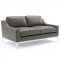 Harness Sofa in Gray Leather by Modway w/Options