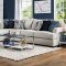 Pennigton Sectional Sofa SM1111 in Beige Fabric w/Option