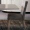 Dune Perla Dining Table w/Metal Base in Frise Perla by Rossetto