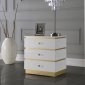 Esme Side Table 825 in White Lacquer by Meridian