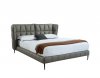 Claire Upholstered Bed in Sage Full Leather by Beverly Hills