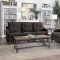 Cagle Sofa & Loveseat Set 1219CH in Chocolate Fabric Homelegance