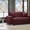 Kobe Santa Glory Burgundy Sofa Bed in PU by Istikbal w/Options