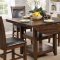 Meagan I CM3152RPT Brown Cherry Counter Height Table w/Options