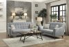 Basenji Sofa 9919GY in Gray by Homelegance w/Options