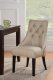 104033 Accent Chair Set of 2 in Sand Fabric by Coaster