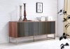 Cuadro Buffet in Walnut by Casabianca w/Mirrored Glass