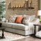 Jayne Sofa SM1224 in Light Gray Stain-Resistant Fabric w/Options