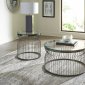 724218 Coffee Table 3Pc Set by Coaster