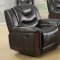 Brandy Reclining Sofa in Brown w/Optional Items