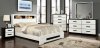 Rutger CM7297 Bedroom in White & Black w/Optional Items