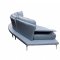 Andover Sectional Sofa in Blue Leather by VIG