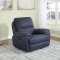 Variel Recliner Sofa 608991 in Blue by Coaster w/Options