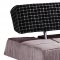 Beige Microfiber Modern Convertible Sofa Bed with Mobile Back