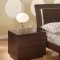 5 Piece Wenge Finish Contemporary Bedroom Set with Storage Bed