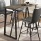 182621 5Pc Bar Set in Rustic Brown & Gunmetal by Coaster