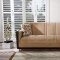 Phaselis Cream Two-Tone Living Room Storage Sleeper Sofa