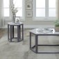 Reon 3Pc Coffee & End Tables Set 82450 in Gray by Acme