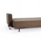 Cassius Olive Begum Fabric Sofa Bed w/Chromed Steel Legs