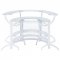 Dallas Home Bar 3Pc Set 182136 in White by Coaster