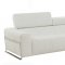 Nalah Sofa & Loveseat Set in White Leather by Whiteline