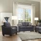 Cleavon II Sofa & Loveseat 53790 in Gray Linen by Acme w/Options