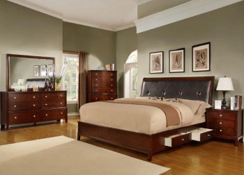 B297 Bedroom in Cherry Finish w/Options [EGBS-B297]