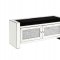 Noralie Bench w/Storage AC00540 in Mirror by Acme