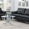 Freeport Sofa & Loveseat Set 508631 in Black - Coaster w/Options