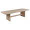 Kailani Dining Table 109381 in Beige Oak by Coaster w/Options