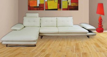 MB-1508 Sectional Sofa in White Leatherette by Grako [GRSS-MB-1508 White]