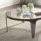 Sophus Coffee Table 83035 in Black Nickel by Acme w/Options