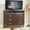 Dark Brown Finish Transitional 6Pc Bedroom Set w/Options