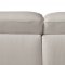 Adriano Sofa & Loveseat Set in Warm Grey Leather by Whiteline