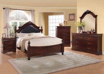 21880 Gwyneth Bedroom in Cherry by Acme w/Options [AMBS-21880 Gwyneth]