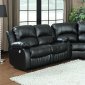 Cranley Power Motion Sectional Sofa 9700BLK by Homelegance