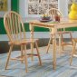 5 PC Natural Solid Wood Dinette with Rectangular Dining Table