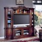 Cherry Traditional Kensington Space Saver Wall Unit