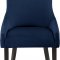 Demi Dining Chair 723 Set of 2 Navy Velvet Fabric by Meridian