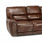 Clark Power Motion Sofa & Loveseat Cognac Leather Match