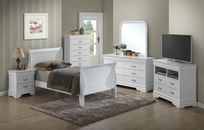 G3190 Youth Bedroom in Pure White by Glory Furniture w/Options