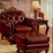 Chocolate Full Leather Classic Sofa & Loveseat Set w/Options